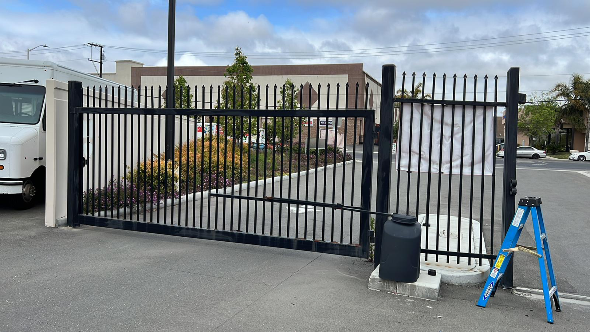 Automatic gate installation